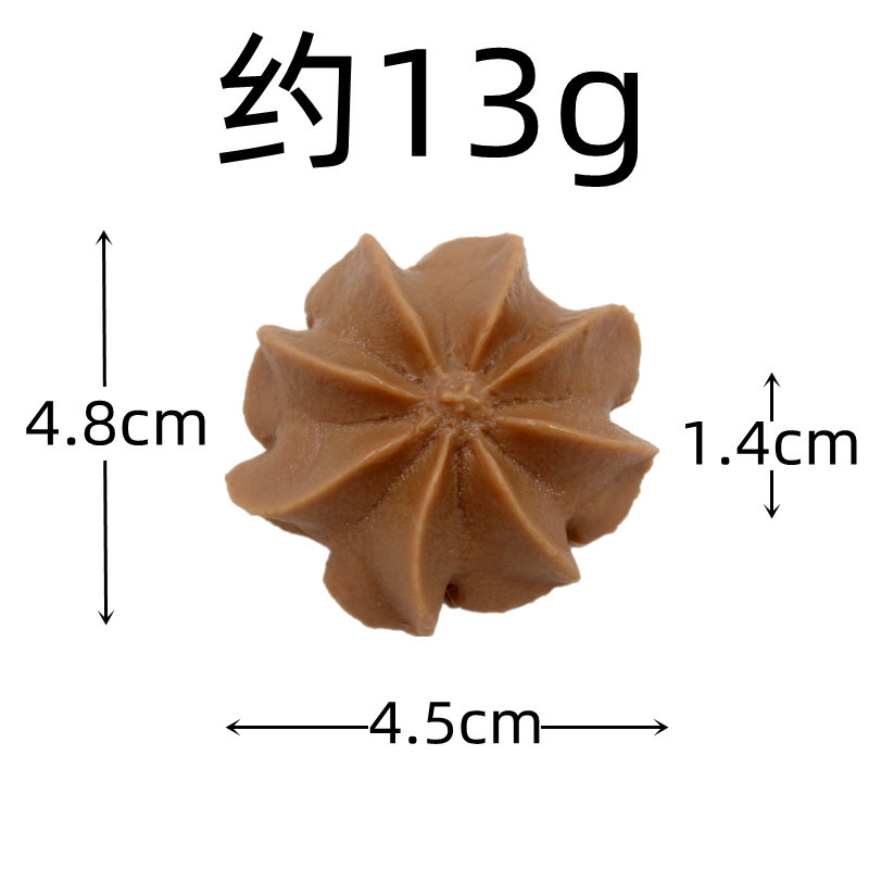 Simulación juguetes de comida galletas falsas PVC galleta modelo decoración personalizada tiro taoísta sombra estudiante creativo pequeño regalo