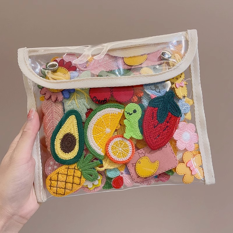 Niños lindos Velcro niñas flequillo pegatinas pelo roto artefacto bebé no hace daño pelo roto pegatinas de pelo horquilla tocado