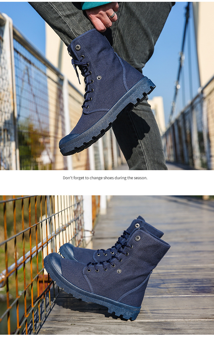 Outdoor-Schuhe, dicke Sohlen, High-Top-Canvas-Schuhe, umgedrehte Martin-Schuhe, modische und sportliche Schuhe_voghion.com