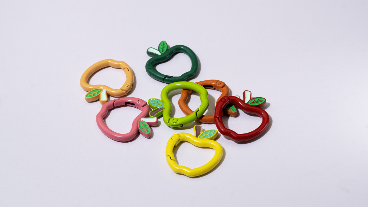 70g Weight Connecting ring, Jump Ring Jewelry Making Type 30.5*27.5mm Jewelry Making Size DIY Jewelry Accessories Classification 10 PCS/Package Quantity 10 PCS/Package 30.5*27.5mm Alloy Apple Connecting Ring Jump Ring