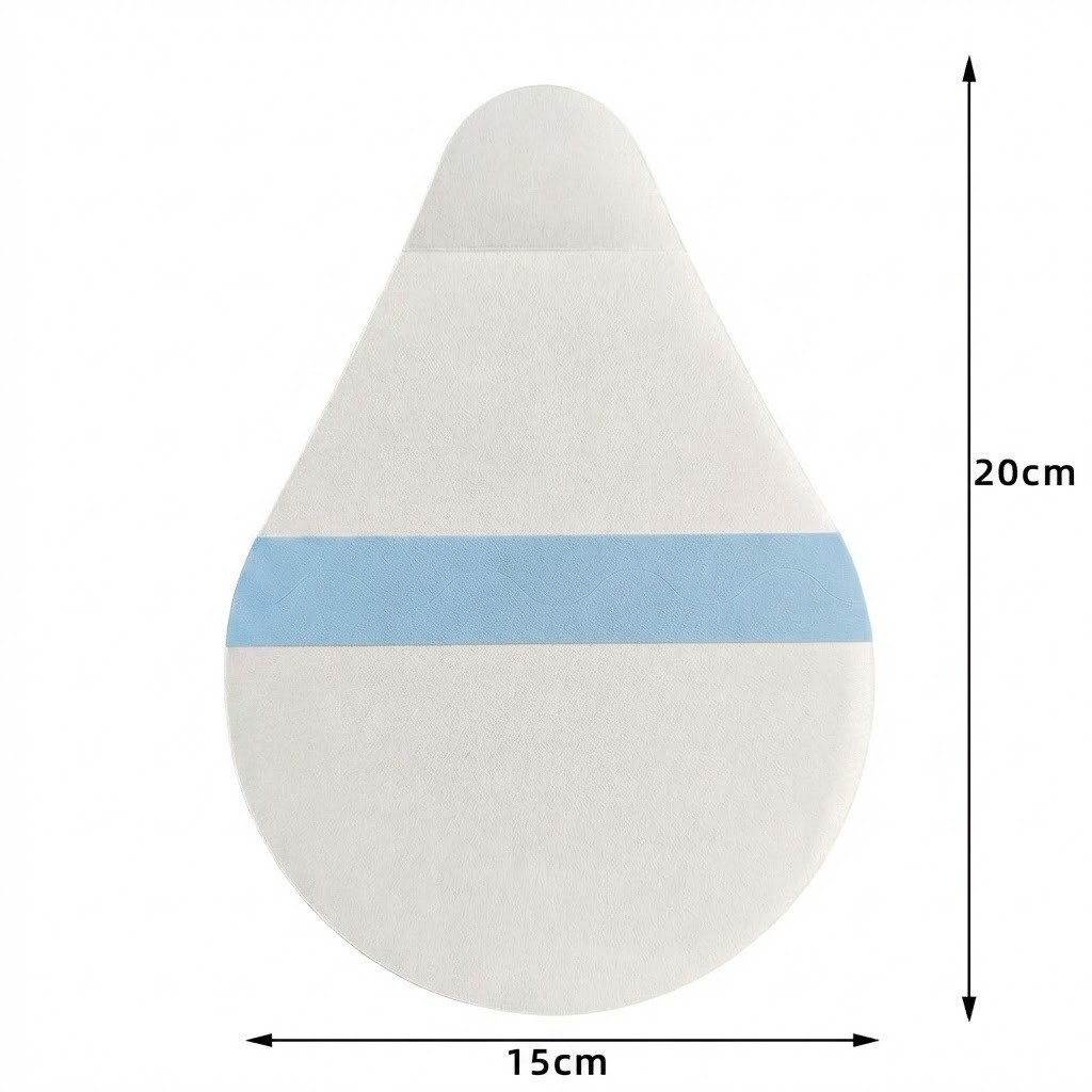 Paño elástico transfronterizo en forma de V, parche para el muslo, aislamiento invisible del sudor, prevención de la fricción, leggings, área de presión lenta, parche para el muslo multiusos