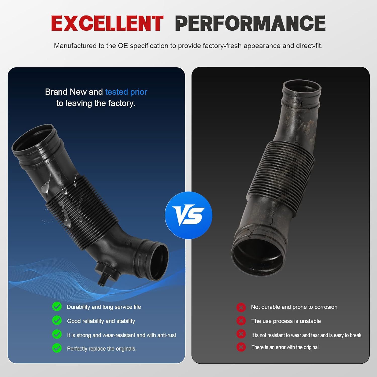 5J0129684 Is Suitable for Volkswagen Intake Pipe Polo Ameo Skoda Fabia