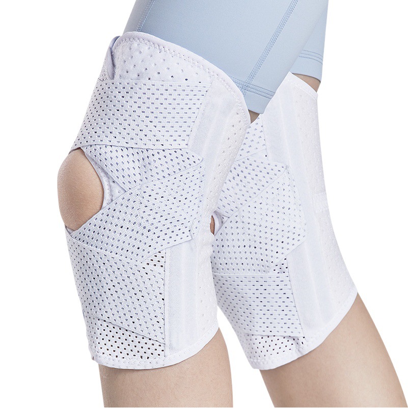 Rodilla pad delgada transpirable verano meniscos protección especial rodilla lesión fija protección contra cuerda jugando bádminton ligero