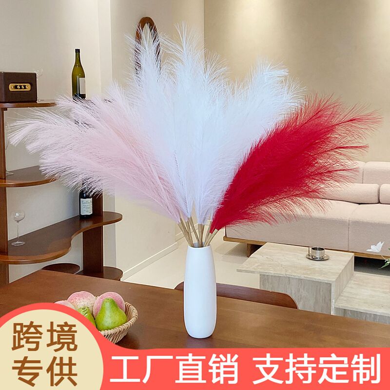 Pampas Grass 55cm Amazon Cross-border Nordic Boho Home Wedding Decoration Artificial Dapsop Simulation Reed Grass Pampas Grass 55cm Amazon Cross-border Nordic Boho Home Wedding Decoration Artificial Dapsop Simulation Reed Grass