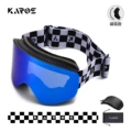 Black frame blue light blocking glasses (set) with magnetic attachment