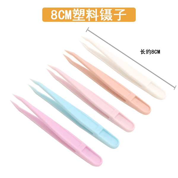 Plastic tweezers, 8cm