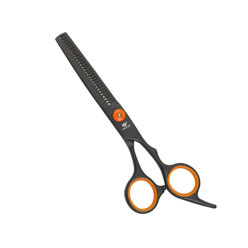 Tijeras para el cabello Tijeras para el cabello Tornillo blanco de 6 pulgadas Tijeras planas Tijeras para dientes Niños adultos para el hogar Tijeras para el cabello