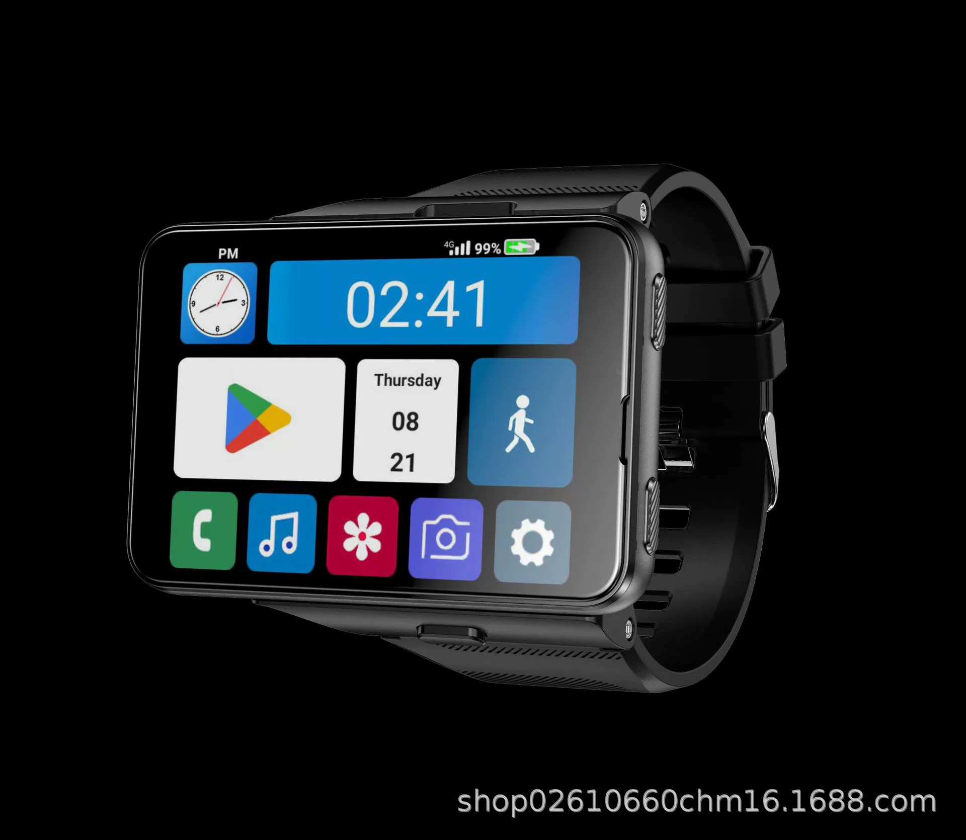 Браслет, 999 плюс, bluetooth, широкий экран, 4G, Android, отслеживает сердечный ритм, поддержка всех сетевых стандартов связи, 100