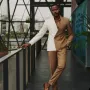 定制翻领男式燕尾西服