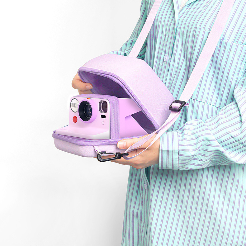 Factory Wholesale Suitable for Polaroid Universal Cloth Texture Fitted Storage Bag Protective Eva Hard Shell Protective Bag