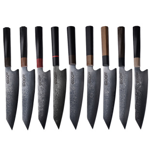 Yangjiang Qiao Daughter-in-law New Damascus 8.5 Inch Household Chef Knife Sande Knife Western-style Kitchen Knife Meat Knife