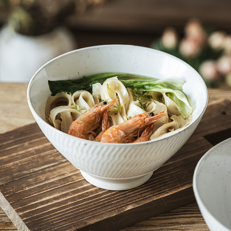 El viento creativo empalme cerámica Douga cuenco redondo casero polvo de