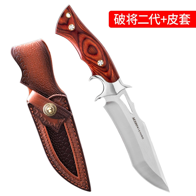 Разрушить M390 порошковая сталь походный нож для плодов, дикий кемпинг переносной и портативный противо-нож, высокая твердость и острый прямой нож