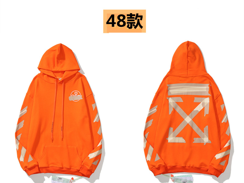Marca de moda offwhite graffiti religioso pintura al óleo impresión de flecha hombre y mujer suelta OW pareja alta calle hoodie abrigo