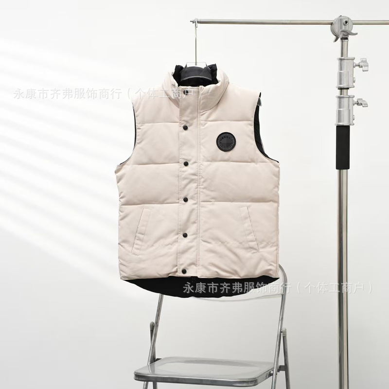秋冬新款08款大䳘羽绒服马甲立领无袖坎肩情侣款外套男女派克外套|undefined