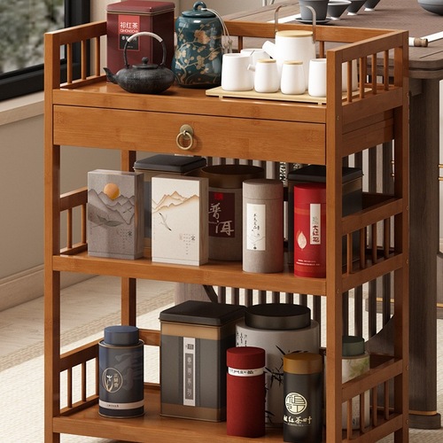 Side cabinet next to sofa, office tea cabinet, small apartment living room tea table, storage rack, home tea table, small mω