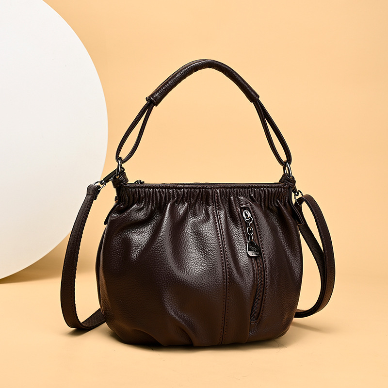 2026 New Drawstring Bucket Bag for Women, Soft Leather Shoulder Crossbody Bag, Versatile Commuting Retro Style Fashion Handbag 2026 New Drawstring Bucket Bag for Women, Soft Leather Shoulder Crossbody Bag, Versatile Commuting Retro Style Fashion Handbag