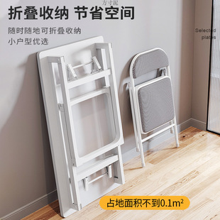 Foldable Table Rectangular Household Small Apartment Dining Table Dormitory Students Writing Desk Rental Room Dining Table