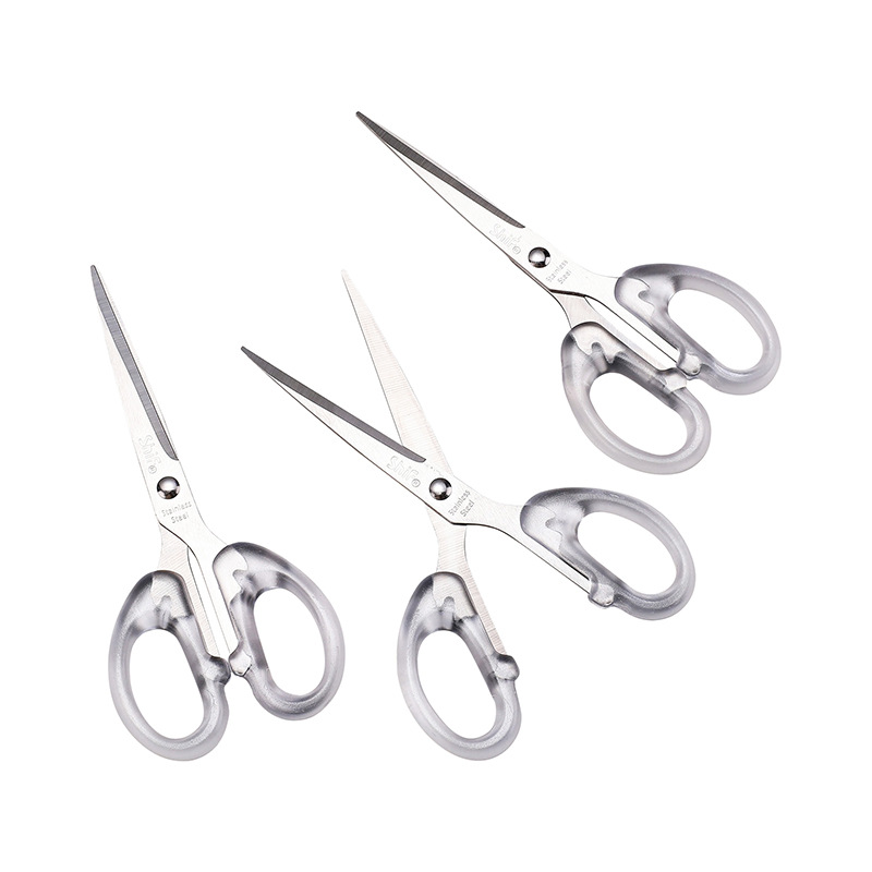 Transparent scissors stainless steel