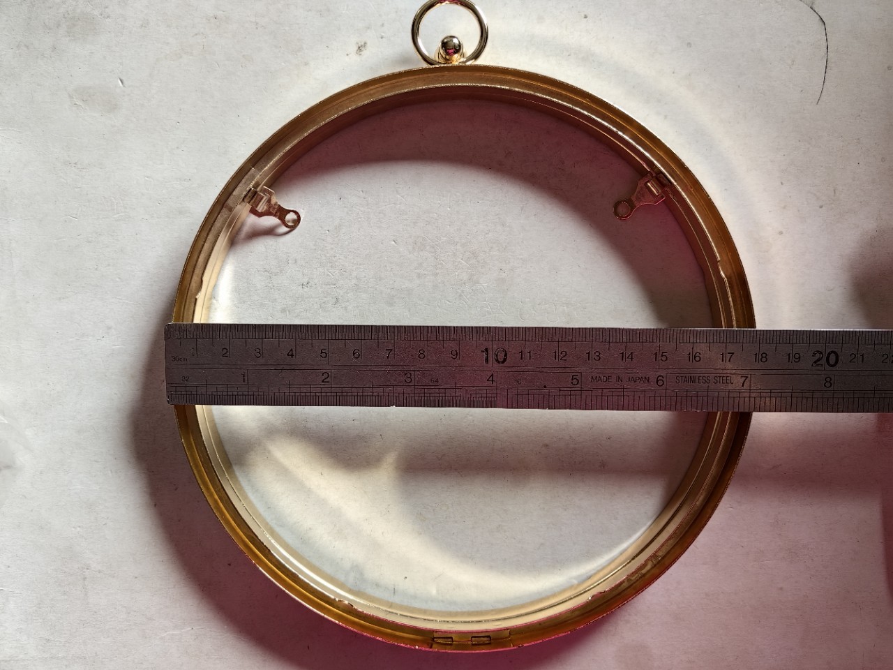 핸드백 클러치 백 머니 실버 가방 사첼 입 골드 하드웨어 힌지 아이언 클립 180MM 풀 라운드 힌지 라이트 골드 4 새로운
