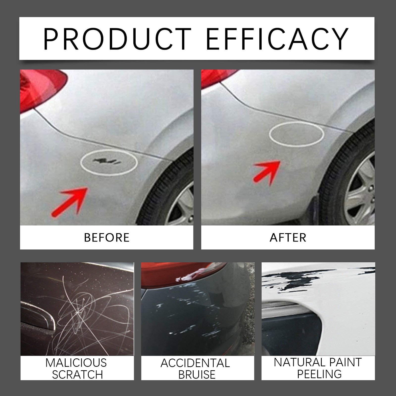 Rayhong Car Scratch Repair Pen Car Scratch Care Paint Scratch Removal and Repair Pen