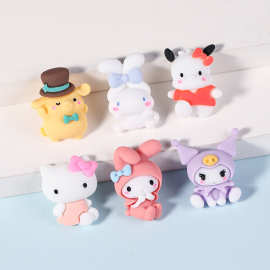 新款玉桂狗美乐蒂树脂配件 diy奶油胶手机壳贴片冰箱贴装饰材料