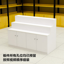 阶梯式鞋包化妆品假发展示柜鲜花台阶中岛台梯形货架网红直播柜子