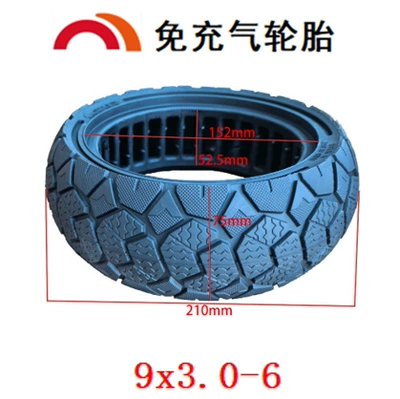 9X3.0-6 Solid Tire Go-Kart – Elektrikli avtomobil şinləri