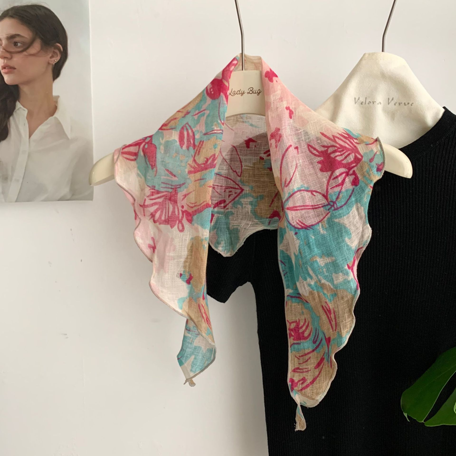 SKU-20 핑크 블루 유화