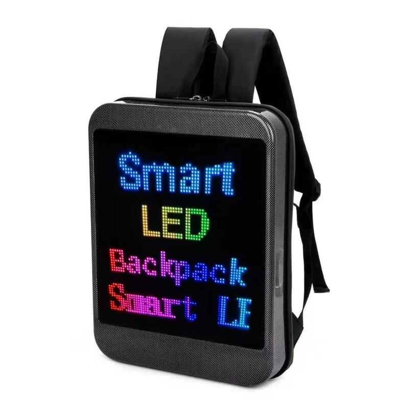 Ledディスプレイのリュックサックledカバンは壁掛けのデスクトップの車を運転します。|undefined