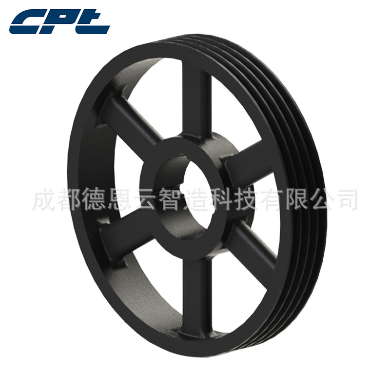 CPT欧标锥套皮带轮SPB265-04配3020锥套四槽皮带轮b型铸铁皮带盘