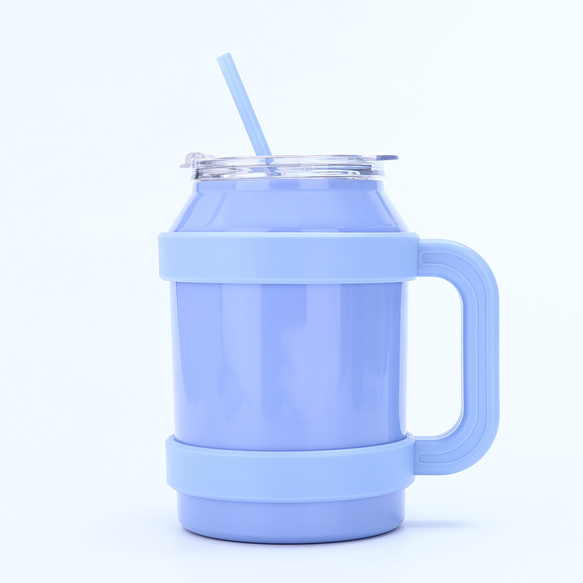 Barril transfronterizo de gran capacidad 50oz tonelada tonelada con mango Taza de vacío de acero inoxidable 304 Taza de paja de gran capacidad creativa