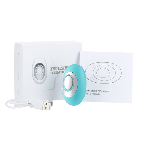 Rechargeable handheld soothing device EMS micro-current soothing and decompressing sleep aid 15-speed handheld sleep device with screen display