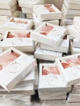 ins同款手工皂香皂冷制皂透明包装盒伴手礼礼品盒空盒Pet盒定 制