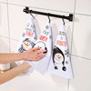 The new cross-border Christmas Snowman Towel Lint kitchen TOILET Towel towel Dish towel