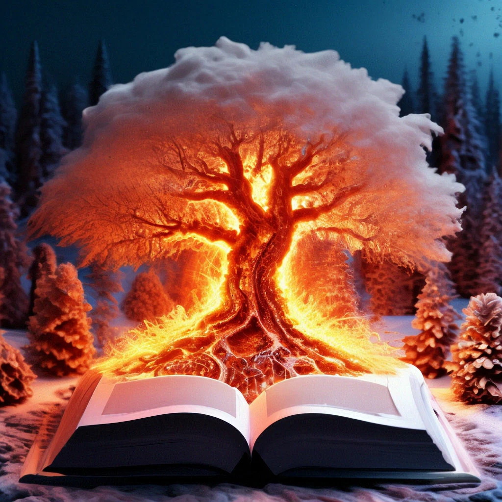 Pequeño libro rojo nuevo lleno de pintura de diamante árbol de vida DIY bordado de diamante pintura decorativa sala de estar fábrica de suministro transfronterizo al por mayor