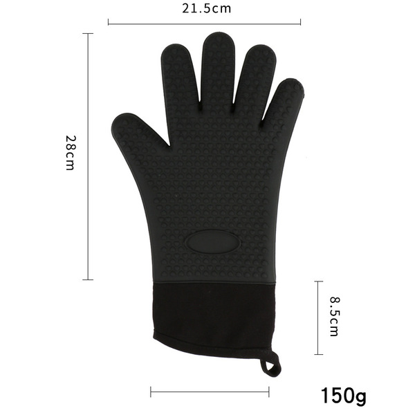 Silicone non-slip gloves heart shaped