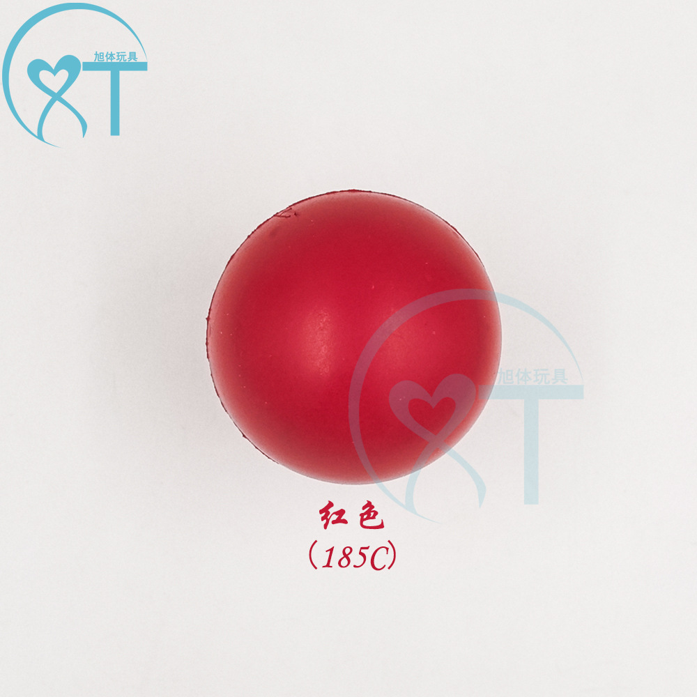 Venta caliente transfronteriza pu espuma tamaño pequeño color sólido brillante Bola de impresión de logotipo 4cm aerosol pintura estrés bola juguetes para niños