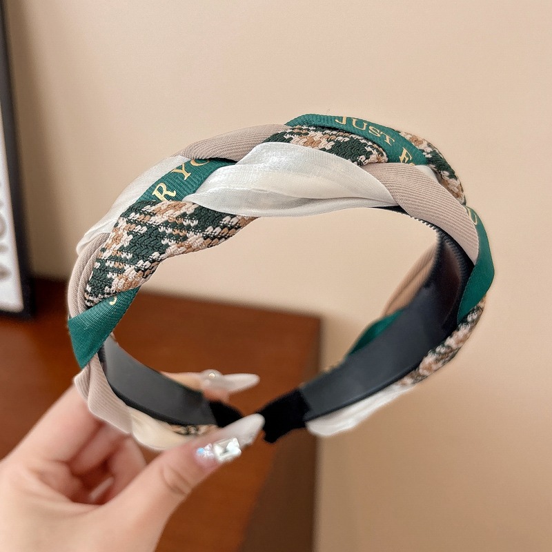 Brazo de cabello de cabeza de alto cráneo para mujeres negras bordes anchos de presión de cabello tocado de alta calidad con dientes antideslizantes frágil brazo de cabello lavado facial Bundle