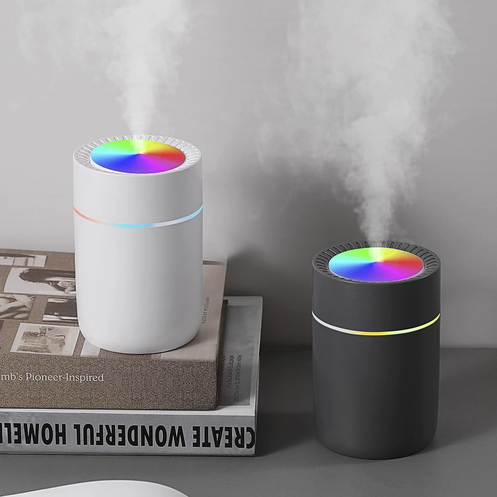 Humidifier K15, USB Mini Aromatherapy Diffuser, Quiet Night Light, 80×80×120 mm