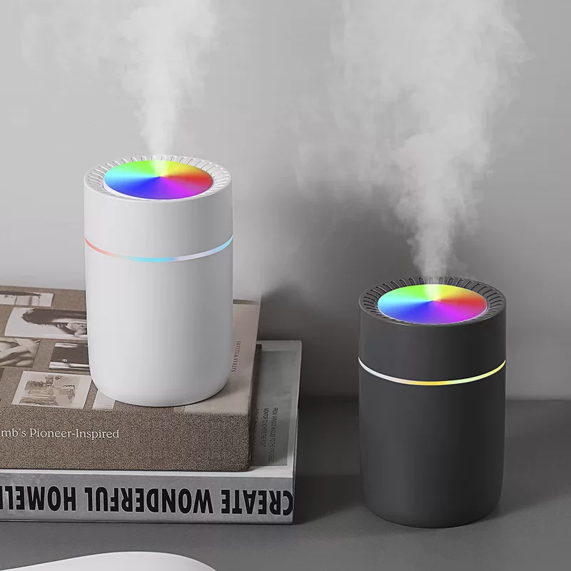 Humidifier K15, USB Mini Aromatherapy Diffuser, Quiet Night Light, 80×80×120 mm