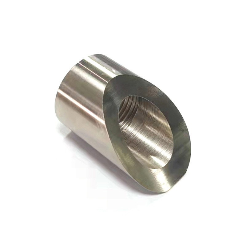 Piezas de automóvil M18X1.5 dientes internos Tuerca de corte oblicua de 45 grados Material de hierro Tubo de escape Junta de soldadura Tornillo universal
