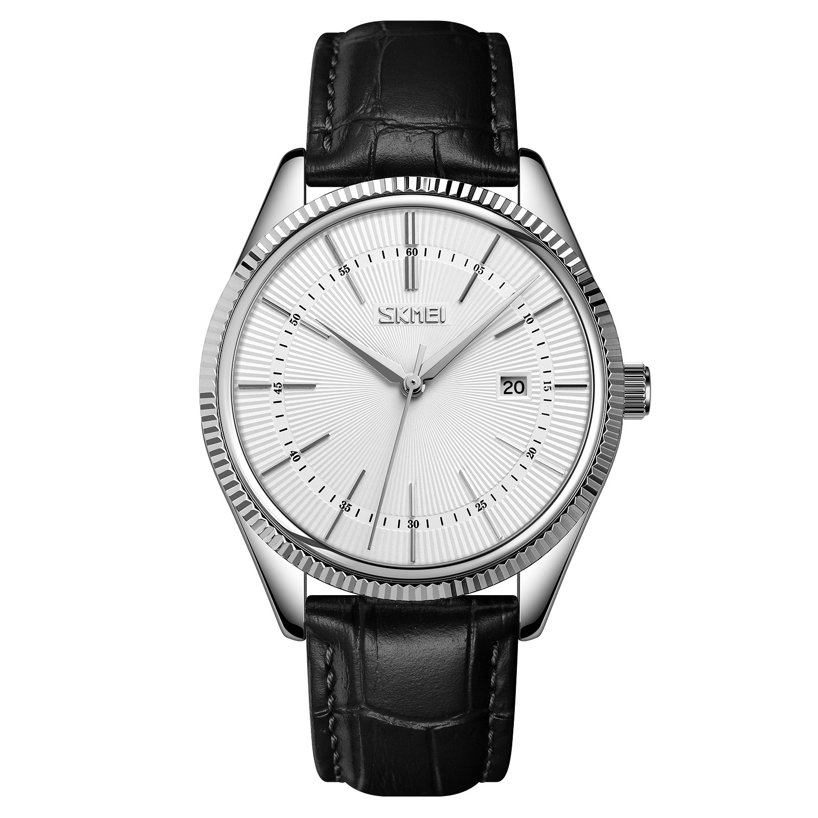 Momento de calendario casual correa relojes de cuarzo de negocios minimalistas relojes de pulsera de hombre punto transfronterizo fábrica de fuente personalizada