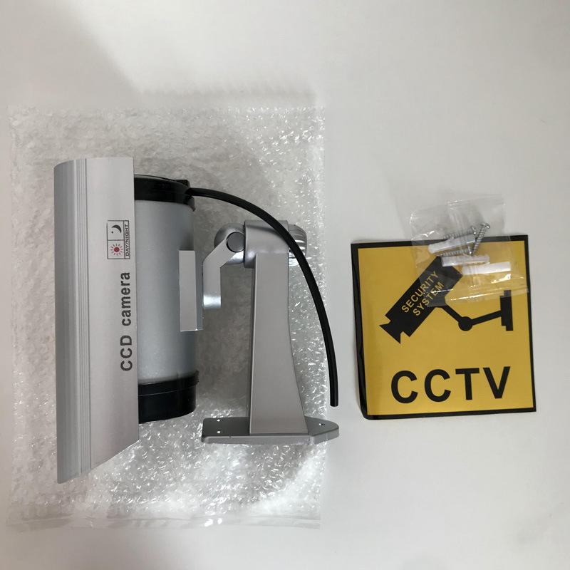 工場は偽監視カメラの銃型ランプ付きシミュレーションカメラの仮想カメラのクロスボーダー専用供給を提供しています。|undefined