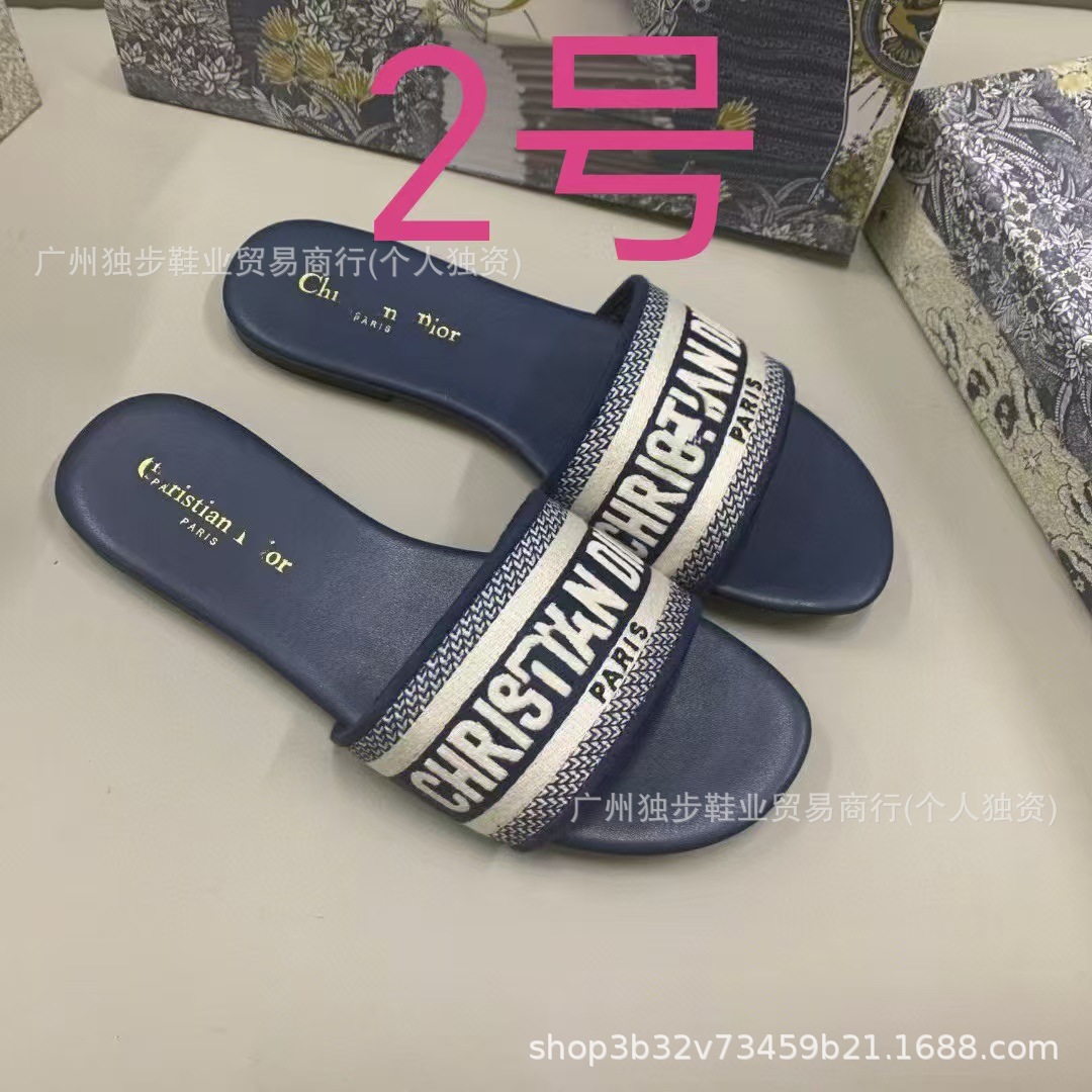 Un tipo de D clásico transfronterizo exclusivo para la moda versátil zapatillas planas exclusivas exclusivas