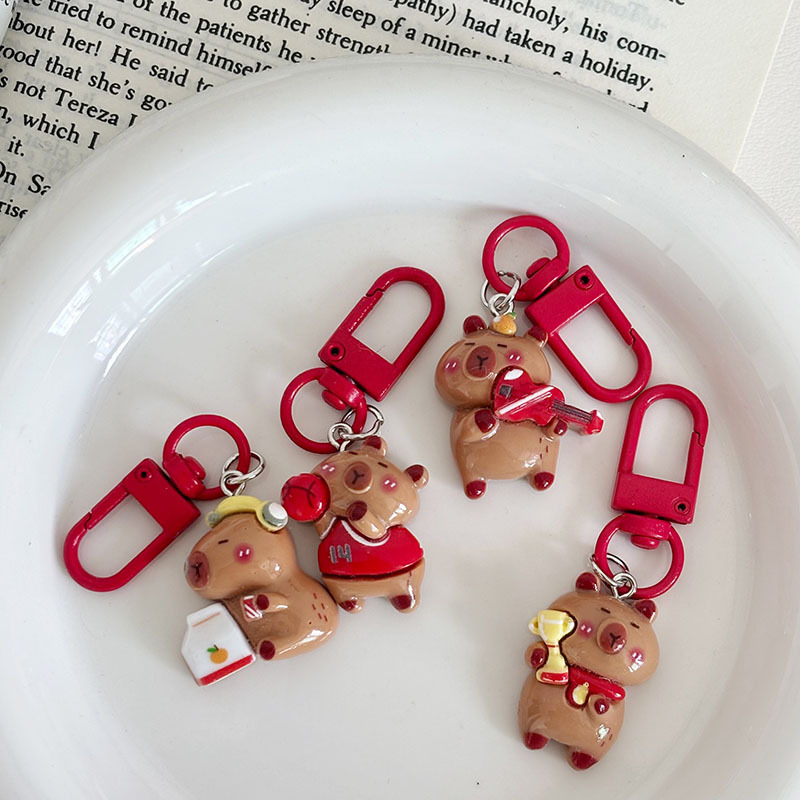 音楽運動の小さい皮の鍵は少女の心の学生を掛けて親友の贈り物のカップルを飾ってペンダントを飾ります。