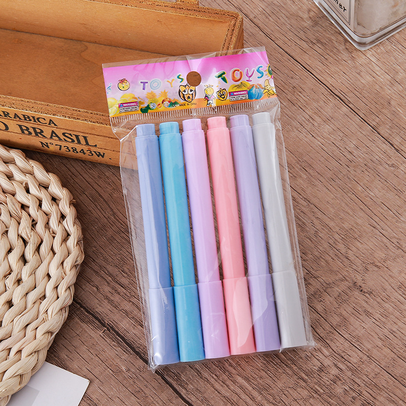 Retro color macarón de alta capacidad estudiantes marcadores de color marcadores de clase marcadores de color mayoristas