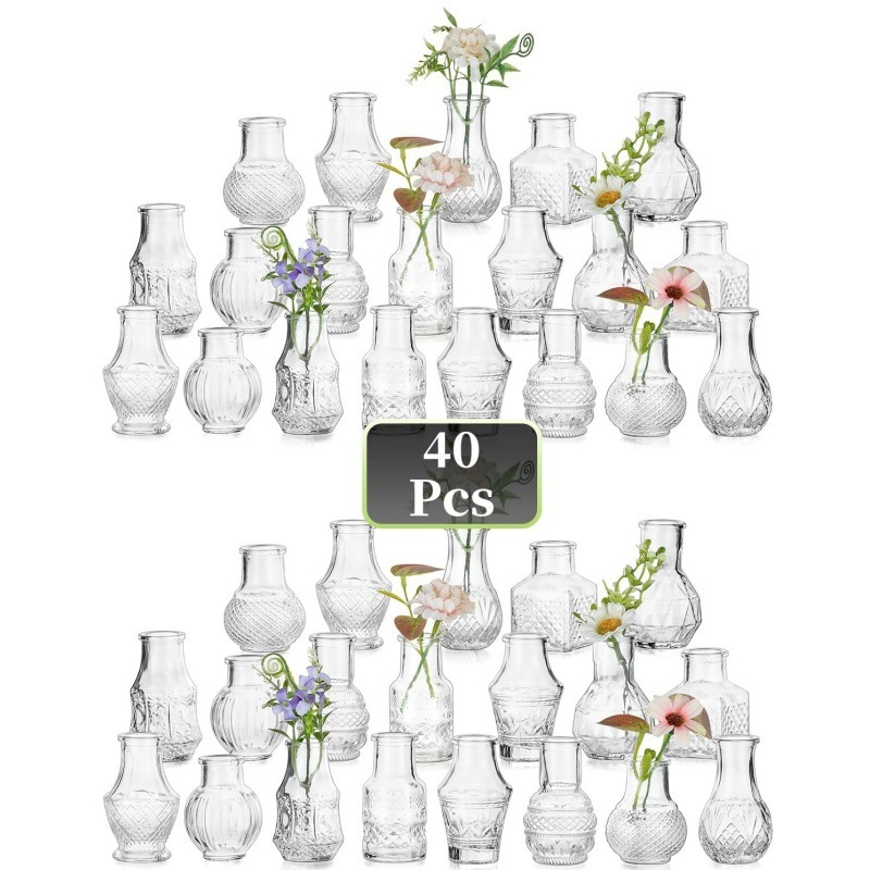 アマゾンで人気のシンプルでレトロなミニ植木鉢・花瓶、北欧風インス風クリエイティブなリビングルームの卓上フラワーアレンジメント飾り|undefined