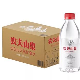 ����Ʒ���r��ɽȪ�L��ɽ��Ȼ�VȪˮ����380ml*15ƿ���h��y���ˮ