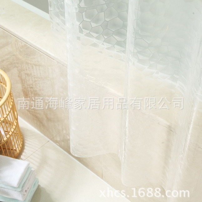 Cortina de ducha EVA Water Cube Cortina de baño impermeable, engrosada y a prueba de moho, cortina de partición de diamante, cortina colgante